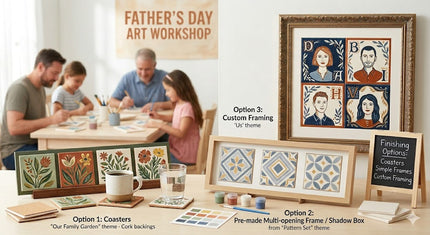 June 21: Made for Dad - A Father's Day Family Tile Workshop